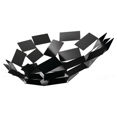 Alessi-La Stanza dello Scirocco Centrotavola in acciaio colorato e resina, nero